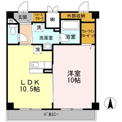 田町ガーデンハイツの物件間取画像